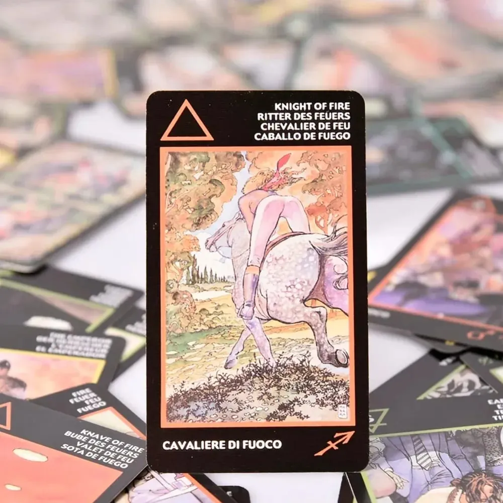 Manara baralho de tarô erótico, arte ilustrada, cartas oráculo de adivinhação para leitores de tarô, leitura espiritual e coleção pessoal