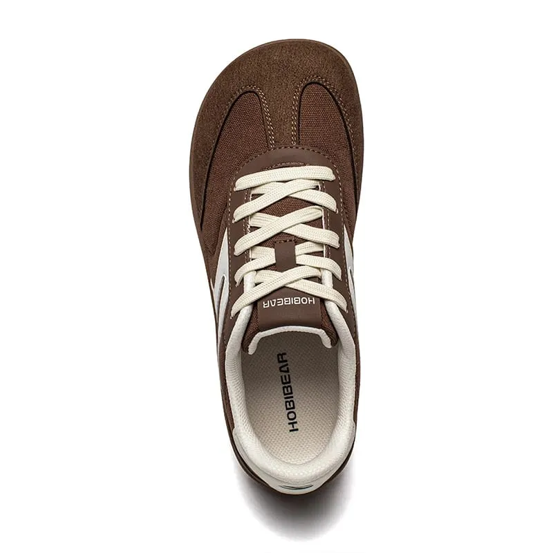 Tênis de dedo largo descalço unissex zero drop sapatos de lona minimalistas antiderrapantes com cadarço para caminhada