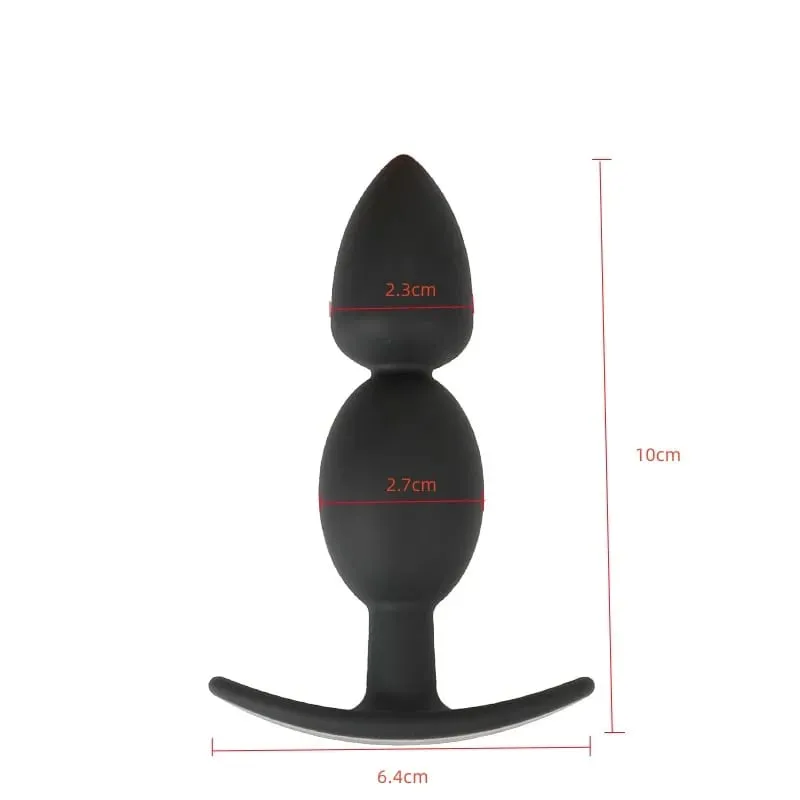 Silicone wearable anal plug anal contas vibrador butt plug massageador de próstata para iniciantes adultos experientes brinquedos sexuais dilatador anal