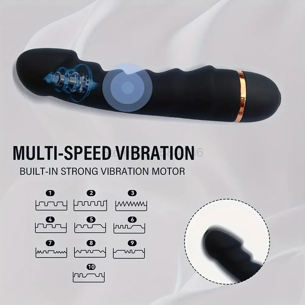 Vibrador de silicone macio, motor forte, 20 modos, pênis realista, ponto g, estimulador de clitóris, masturbador feminino, brinquedos sexuais adultos