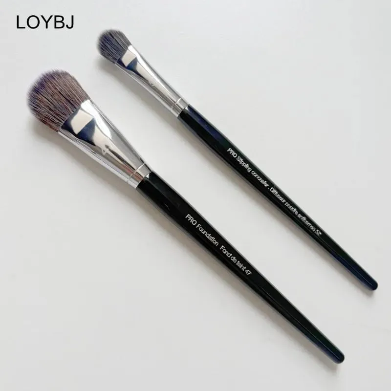Pincel de base profissional 47/52, cabeça de vassoura, base líquida, sombra, reparação, base de rosto feminino, ferramentas de beleza