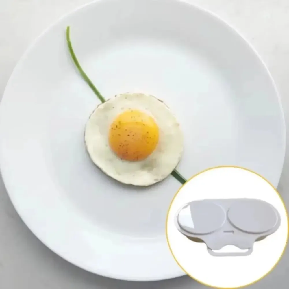 Molde de plástico para ovos, micro-ondas, cozinha, molde fácil de limpar, vaporizador de ovos, portátil, resistente ao calor, caixa de ovos no vapor