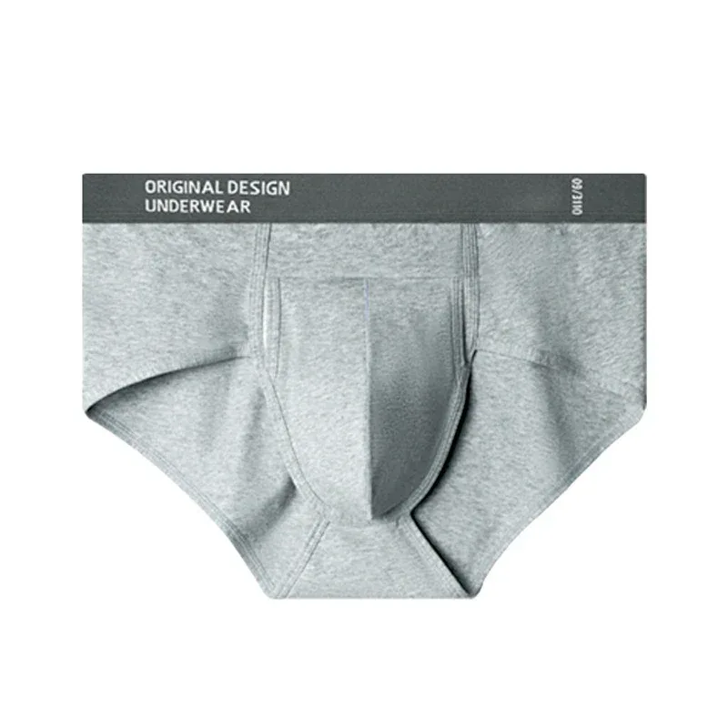 Cuecas de algodão masculinas de alta qualidade confortáveis cuecas respirável macio masculino tamanho grande u bulge bolsa calcinha cueca — image 21