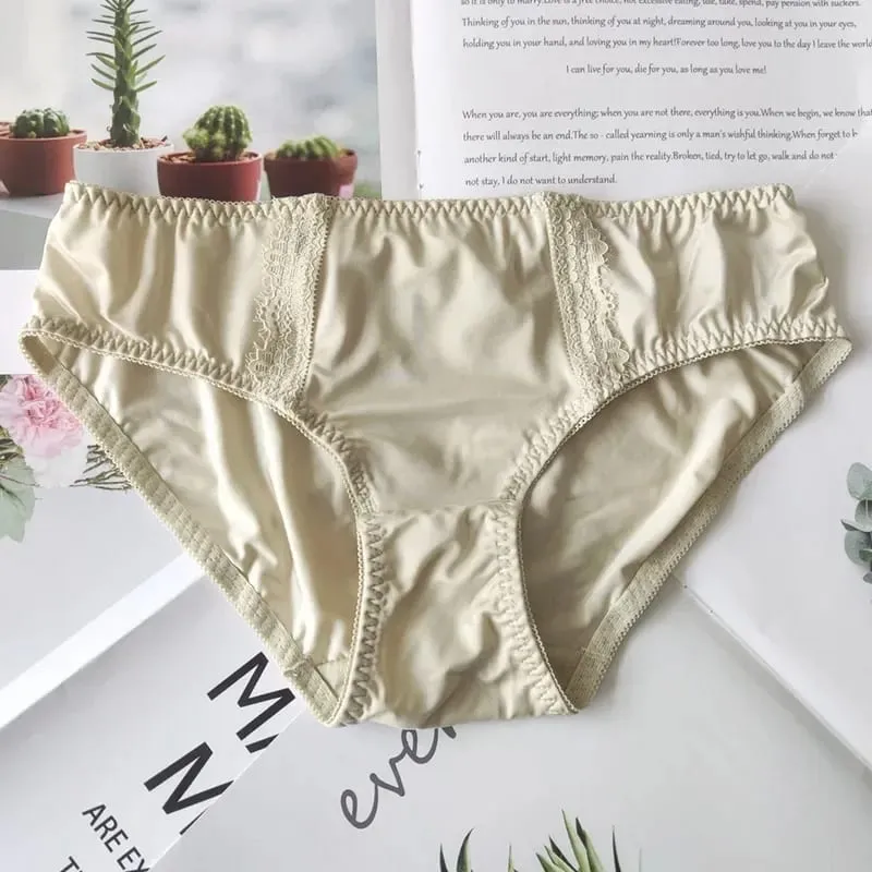 Conjunto de lingerie brilhante de cor sólida, sutiã triangular e conjunto de calcinha, anel confortável sem aço, roupa íntima push up