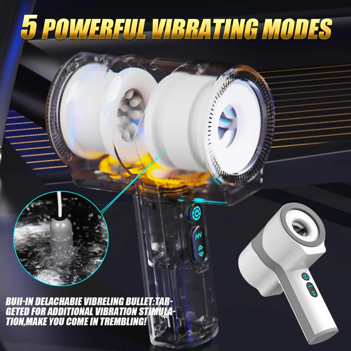 Masturbador masculino automático com controle por aplicativo, bomba peniana com 9 sucção, aquecimento vibratório, brinquedo sexual masculino, display lcd para homens