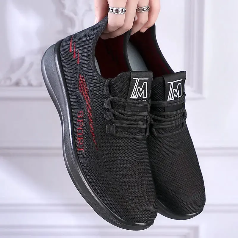 ​Men's Casual Sneakers Summer Breathable Flat Shoes Lightweight Affordable Free Shipping Shoes​