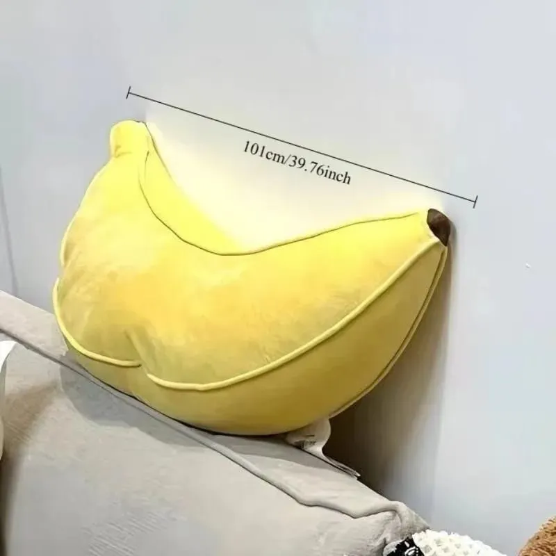 Banana pillow creative comfortable bedside cushion sleeping long birthday gift plush toy