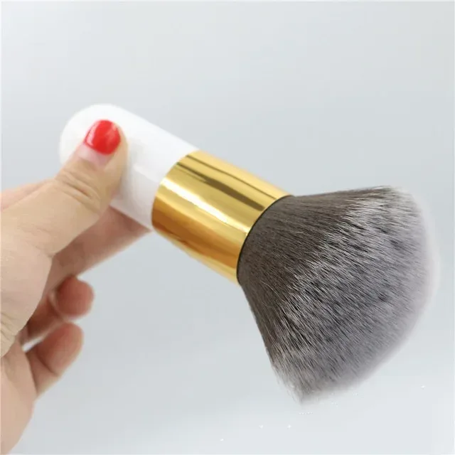 Large Round Handle Powser Brush Black Makeup Brushes Fluffy Soft Professional Powder Foundation Blush Brush Cosmetic Accessories