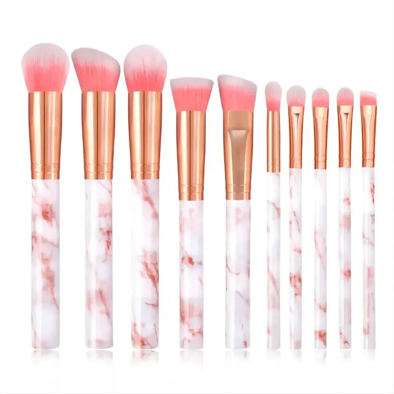 12Pcs Blue Makeup Brushes Set Professional Foundation Powder Blending Blush Concealer Synthetic Fiber Bristles Brush