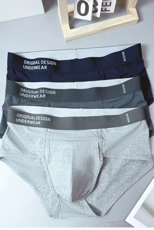 Cuecas de algodão masculinas de alta qualidade confortáveis cuecas respirável macio masculino tamanho grande u bulge bolsa calcinha cueca — image 19