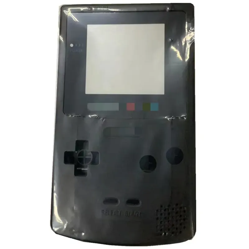 新款 Gameboy 彩色外殼 GBC 外殼限量版替換外殼遊戲週邊配件男孩生日禮物夜光