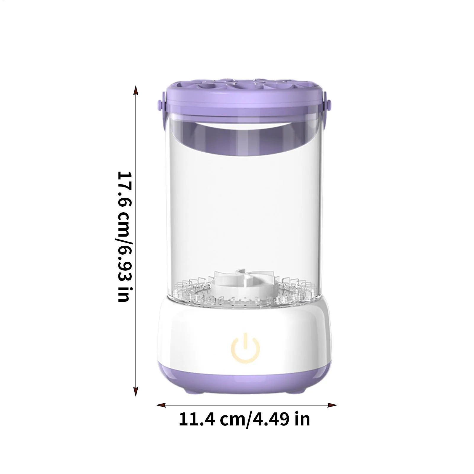 Limpador de pincéis de maquiagem profissional, ferramenta de maquiagem, lavadora portátil automática de pincéis cosméticos, máquina de limpeza para casa, vaidade, viagens