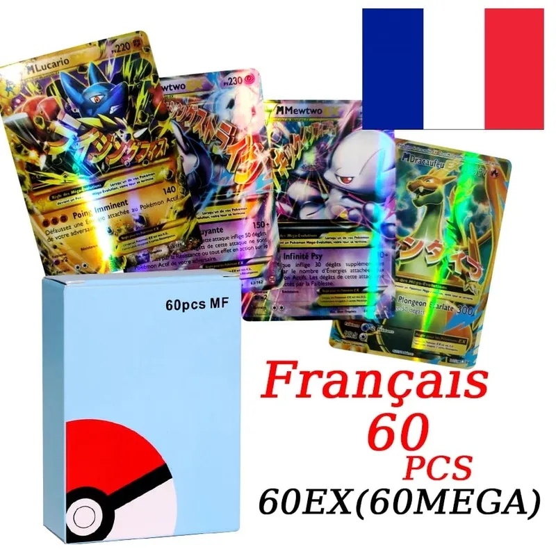 2025 New French Version Pokemon Cards VMAX V EX GX MEGA Carte Collection Battle Trainer Children's Christmas Toys Gift — image 14