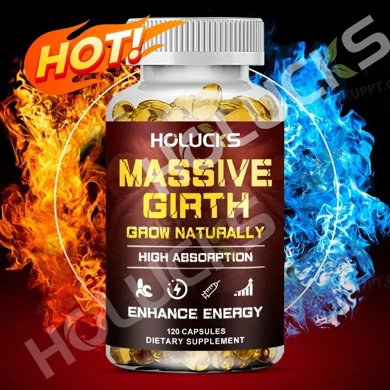 Cápsulas Premium Massive Girth com Ashwagandha apoiam circulação ideal e desempenho aprimorado de energia e bem-estar geral — image 2