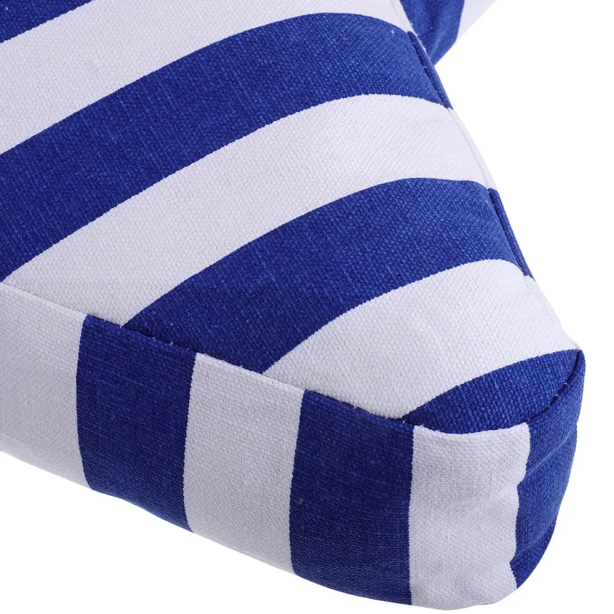 Listrado náutico estrela travesseiro estilo mediterrâneo lona estrela almofada para sofá cama ao ar livre decoração de casa costeira travesseiro acento