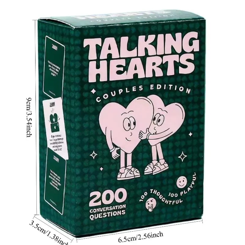 Talking Hearts Couples Edition Couples Edition Falando com cartão de coração Problema de diálogo interativo