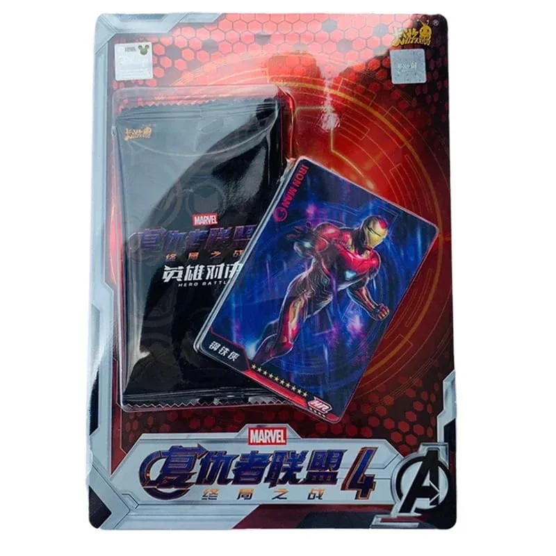 Genuine Card Heroes Duel Card Competitive Version Iron Man Thor Captain CR America Collection Cards Toys