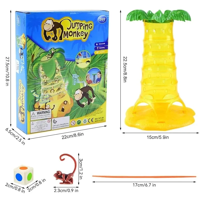 Jogos de mesa multijogador rolando macacos de escalada interessante inteligência brinquedos pai-filho jogo de tabuleiro interativo para crianças