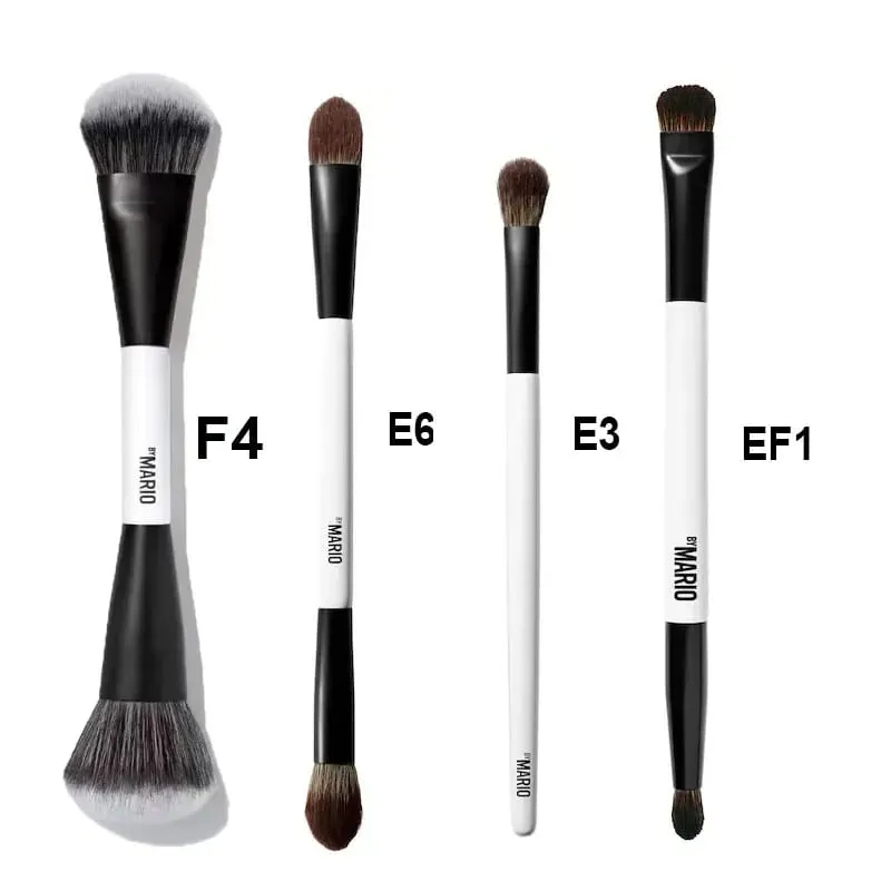 Kit de pincéis de cerdas macias para blush e iluminador, ferramentas cosméticas faciais impecáveis ​​e macias, F1 F2 F3 F4 Pro, pincéis de maquiagem para mistura facial