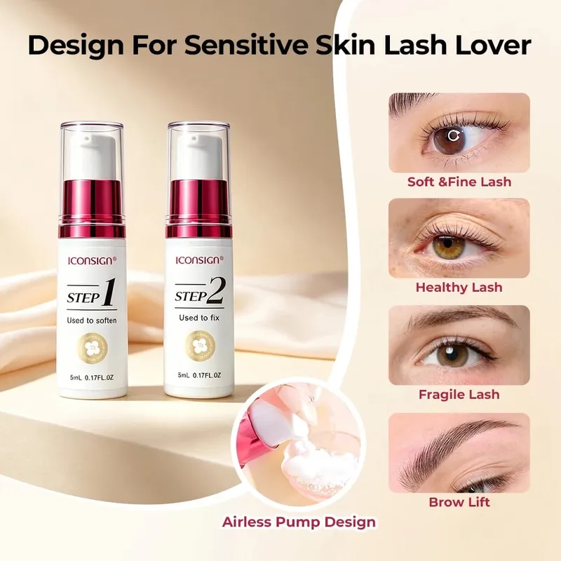 Korean Glue-free Fast Lash Lift System Camellia Eyebrow Lamination Lashes Lifting Perm Makeup Cosmetics Full Kit
