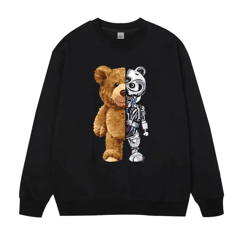Plus size pullovers moletom masculino 110-185kg oversized em torno do pescoço manga longa camisetas soltas tamanho grande roupas masculinas 1xl-7xl