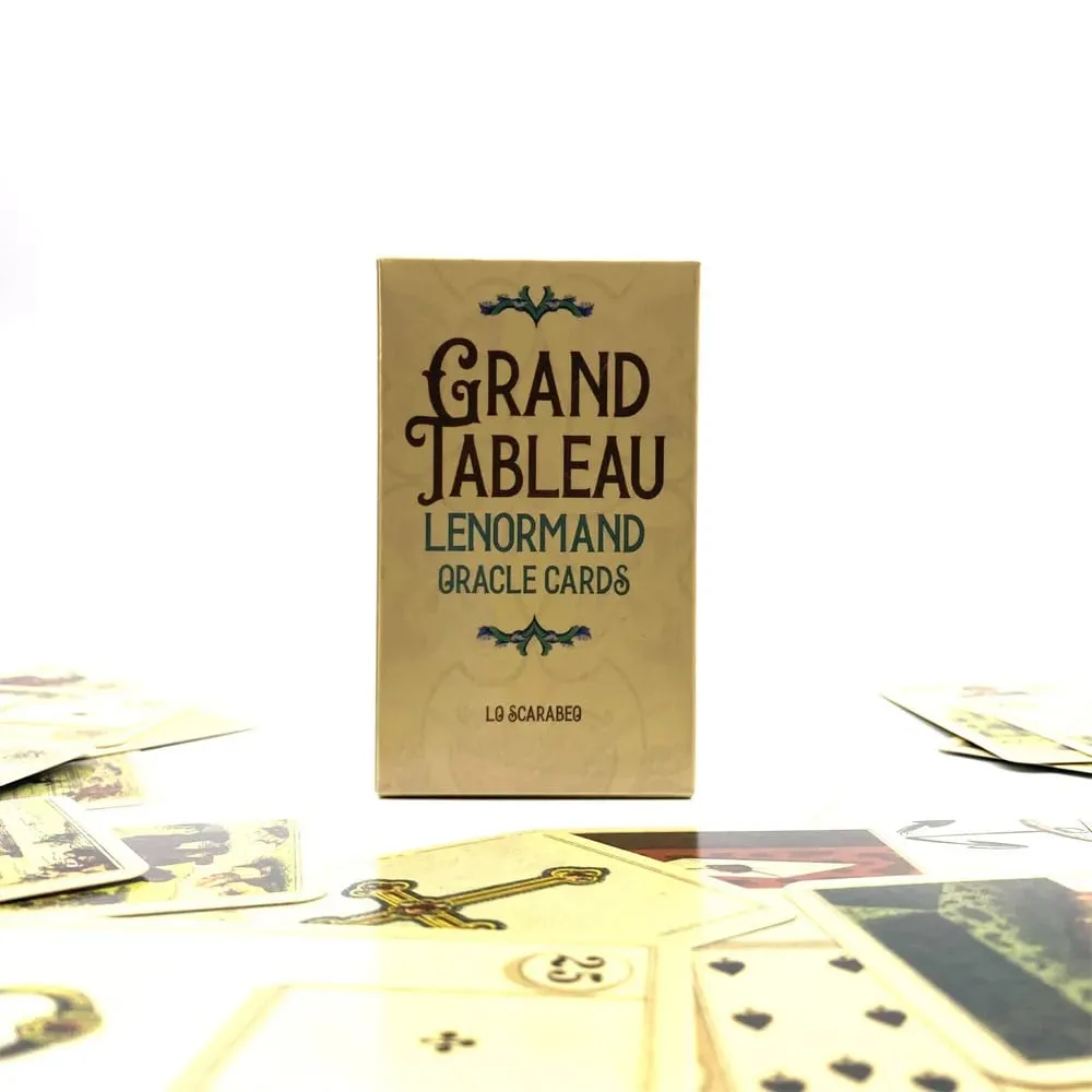 Grand Tableau Lenormand Oracle Decks A 36 English Divination Edition Deck Borad Games with Paper Manual