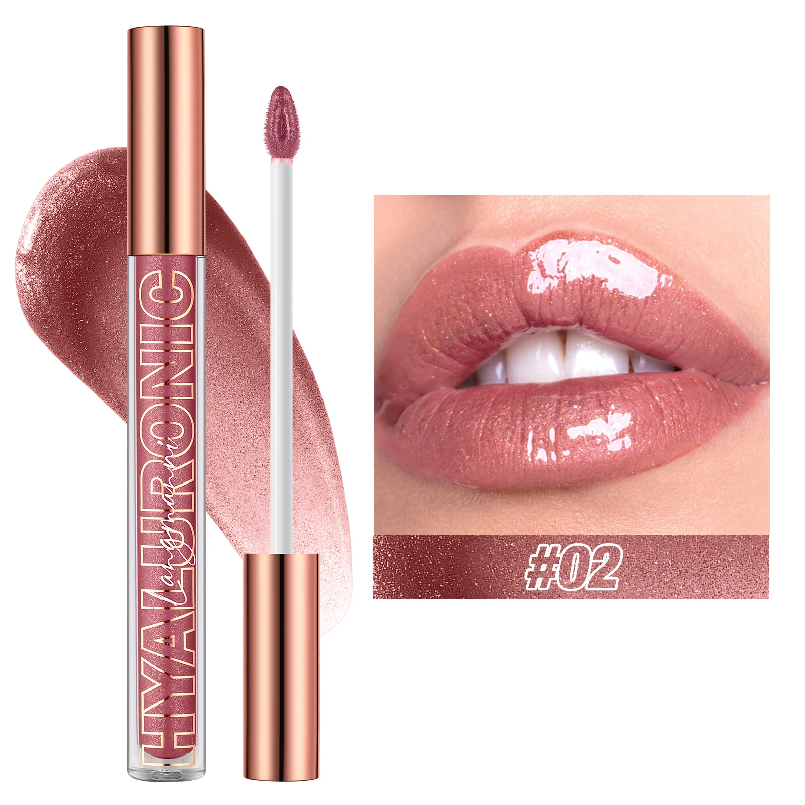 Brilho perolado plumping brilho labial diamante glitter nude rosa batom líquido vidro brilhante à prova dwaterproof água sexy lábio matiz maquiagem labial