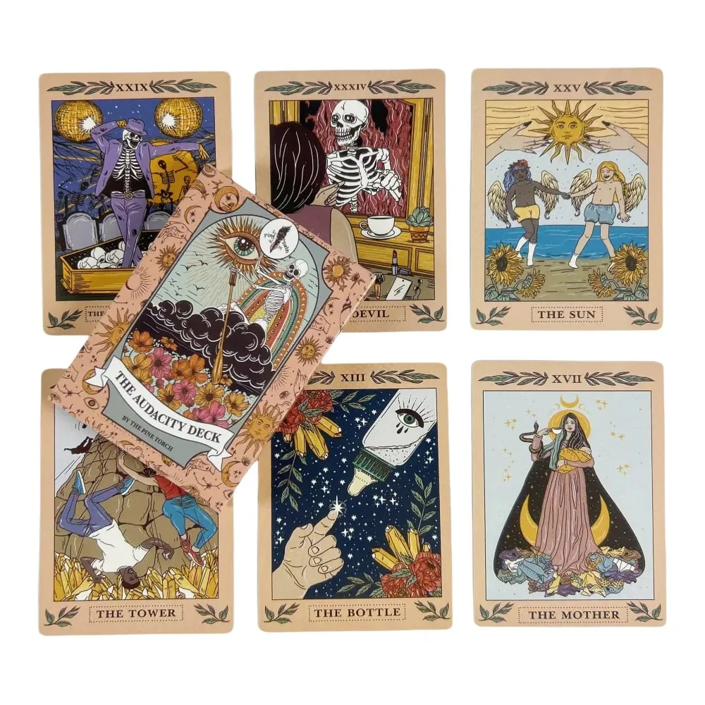 1pc The Audacity Deck Fate Divination Oracle Cards Tarot Cards Entertainment Board Game Cards