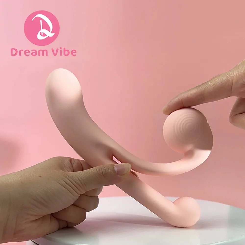 Snail Dildo Vibrator Adjustable Clit Fit Penetration G-Spot Dual Motors Pleasure Women Sex Toy Double Stimulation Toy Love 18+