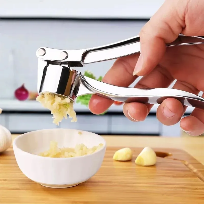 Aço inoxidável multifuncional imprensa de alho triturador cozinha cozinhar espremedor gengibre masher handheld gengibre picador ferramentas alho