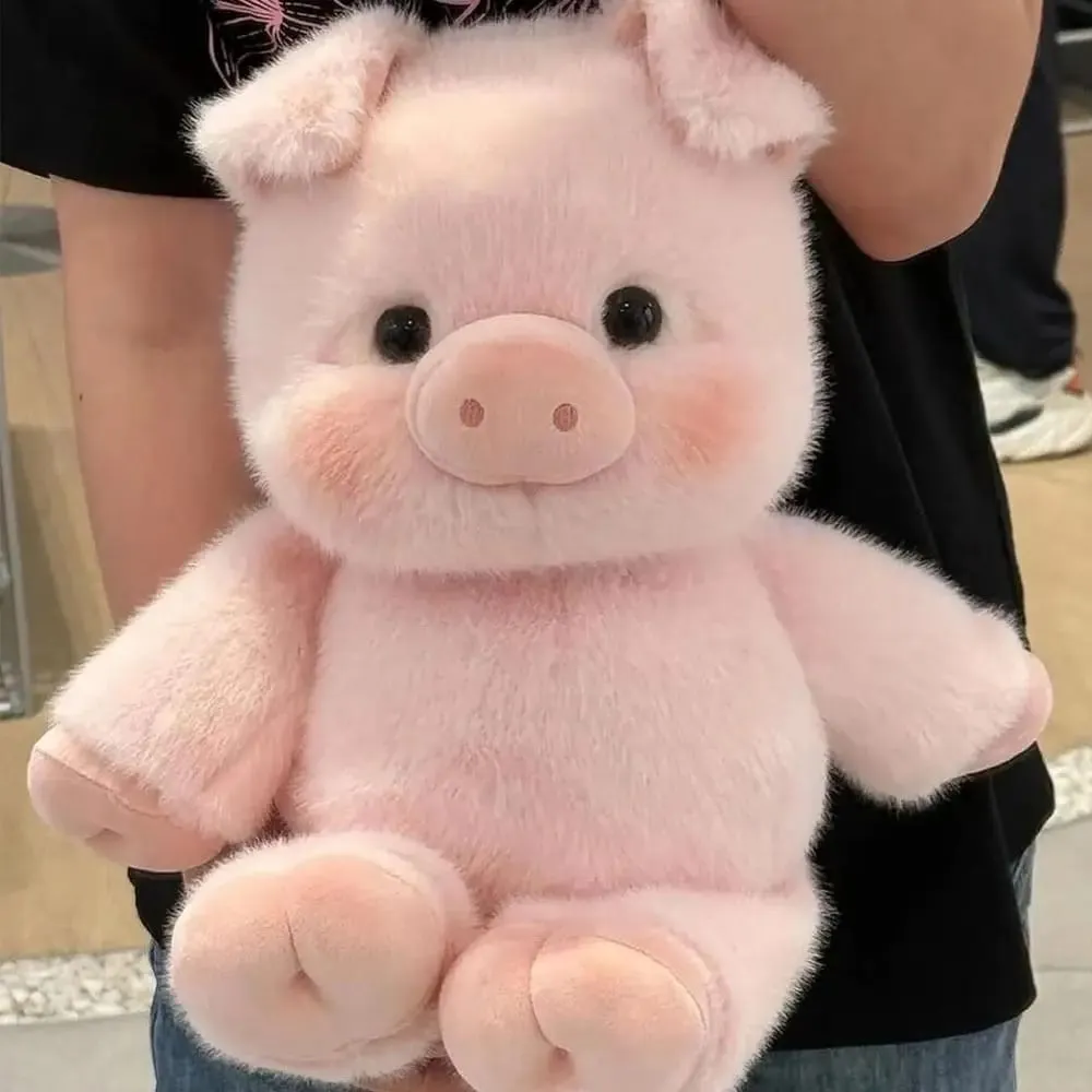 Presente criativo porco macio pelúcia animal travesseiro apoio emocional bonito brinquedo de pelúcia travesseiro de pelúcia de 17.7 polegadas