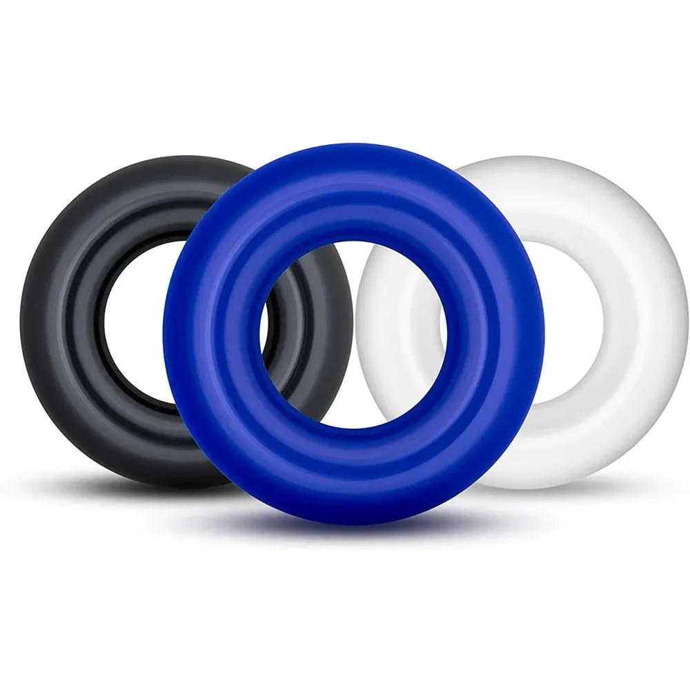 Anéis penianos de silicone com ampliadores, aumento da ereção, ultra macio, longa duração, brinquedos sexuais adultos mais fortes para homens e casais — image 2