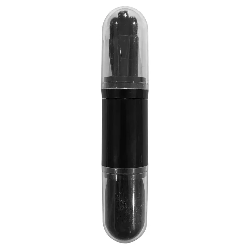 4 em 1 mini pincel de maquiagem bonito conjunto de pincéis de maquiagem de viagem retrátil base profissional mistura pó sombra de olho escova