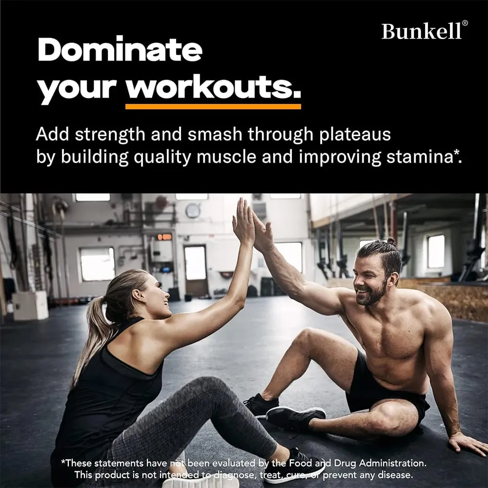 Cápsulas Muscle Builder - Ajudam a aumentar a resistência, a síntese de proteínas promove um crescimento muscular mais rápido, a energia abdominal