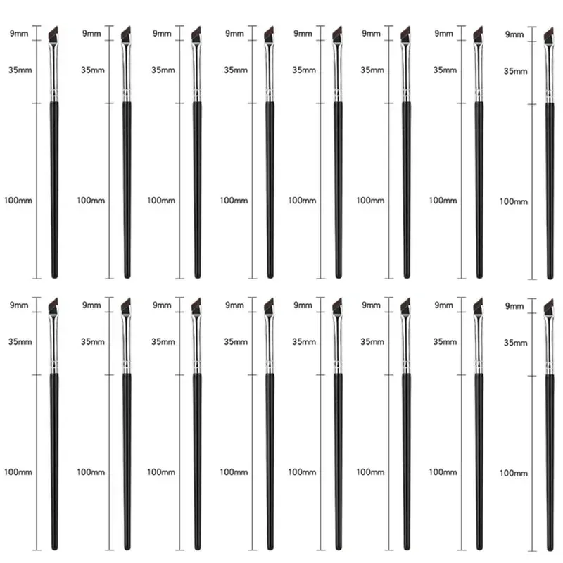 1-16 Chiếc Nâng Cấp Lưỡi Bút Kẻ Mắt Bàn Chải Siêu Mỏng Góc Mịn Flat Eyebrow Brush Liner Brow Nơi Cọ Trang Điểm Chính Xác Chi Tiết Bàn Chải