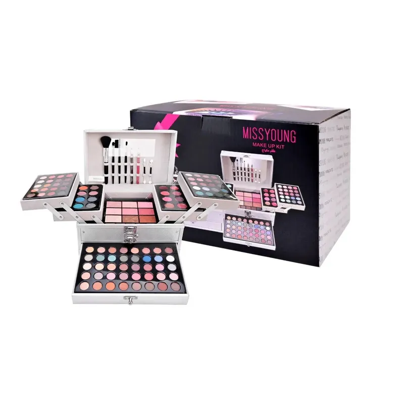 Women's Makeup Set Gift Box Portable Multifunctional Cosmetics Set Eyeshadow Palette Set Lip Tint Lip Liner Lipstick Combination