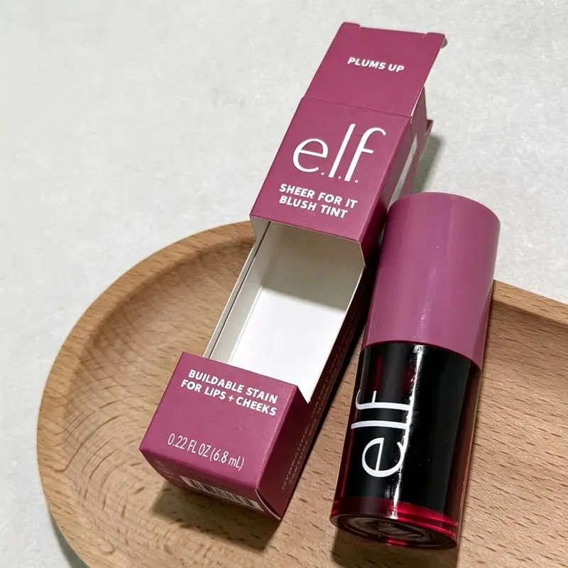 Elf Celebrity Limited Co-branded Delineador labial suave de ponta dupla Peptídeo Batom Bálsamo labial Blush líquido Fácil de aplicar Blush Stick