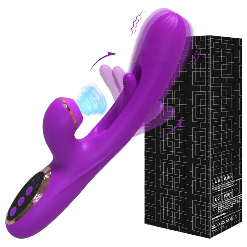 女用陰蒂拍打震動器陰蒂吸盤刺激器強力性玩具女用兔子吸吮震動器