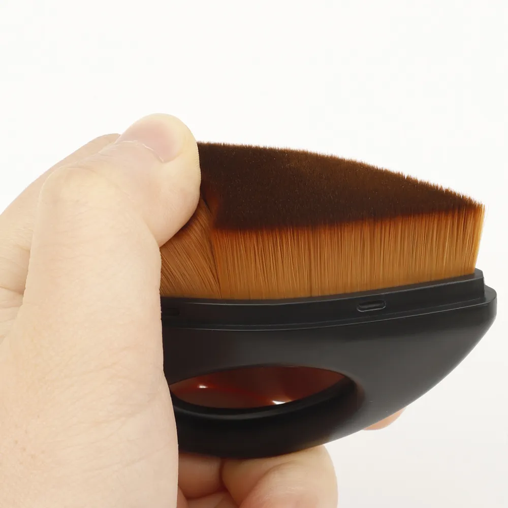 Pincéis de maquiagem portátil, 1 peça para base líquida, creme bb, pó, cosméticos, ferramentas de maquiagem