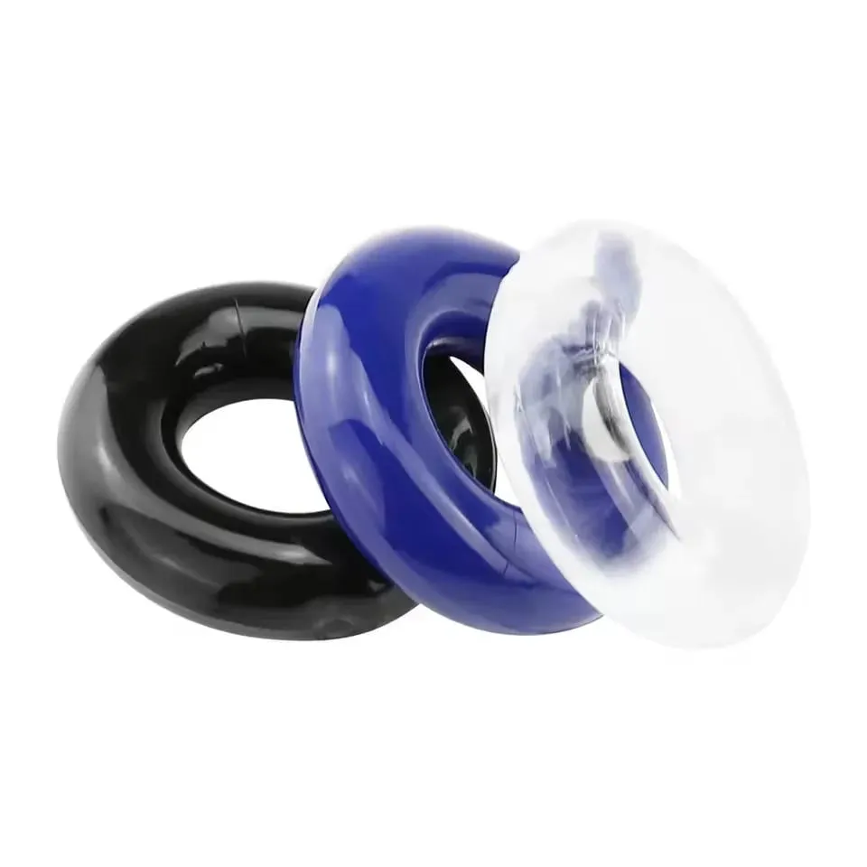 Anéis penianos de silicone com ampliadores, aumento da ereção, ultra macio, longa duração, brinquedos sexuais adultos mais fortes para homens e casais — image 5