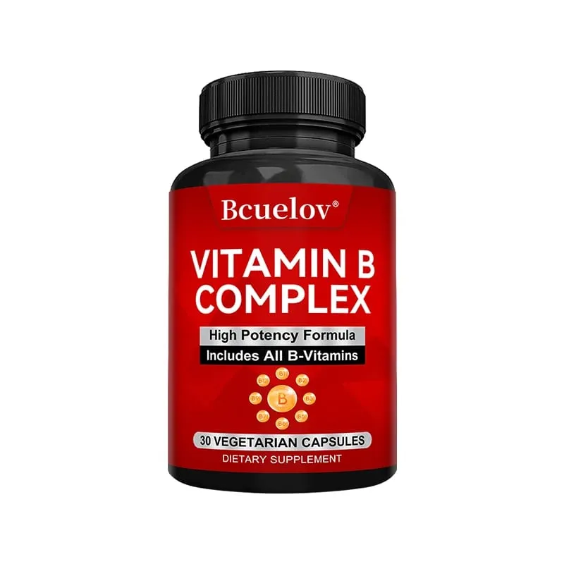 B 群維生素 - 所有 B 群維生素，包括 B12 B1 B2 B3 B5 B6 B7 B9 葉酸 - 支持健康的能量代謝