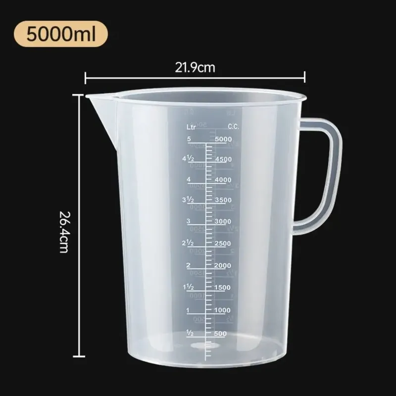 量杯透明塑膠實驗室燒杯刻度液體壺杯廚房烘焙烹飪測量秤容器