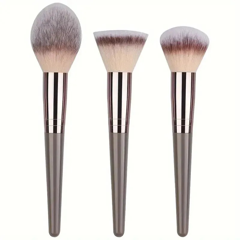 3-20 pçs pincéis de maquiagem macio macio conjunto de escova de maquiagem ferramentas cosméticas para fundação pó sombra kabuki mistura ferramenta de beleza — image 12