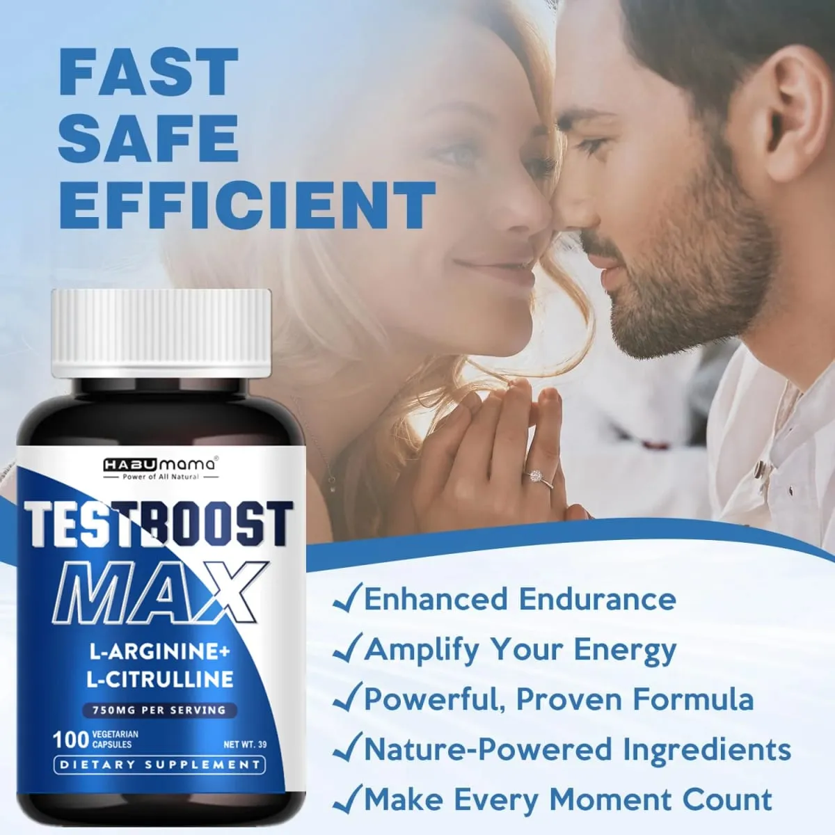 100 Comprimidos Test Boost Max Maior Força e Firmeza para Homens Aumentam o Desempenho de Resistência e Resultados Prolongados