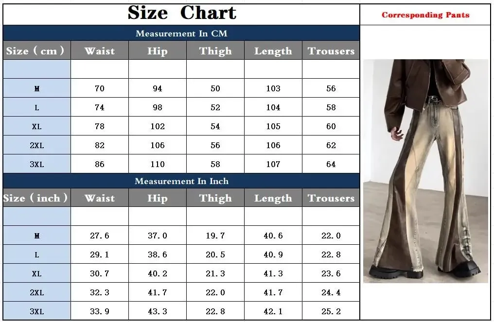 Trashy y2k 2000s couro do plutônio retalhos magro alargamento calças de brim para homens 90s roupas vintage colorblock calças jeans moda hombre
