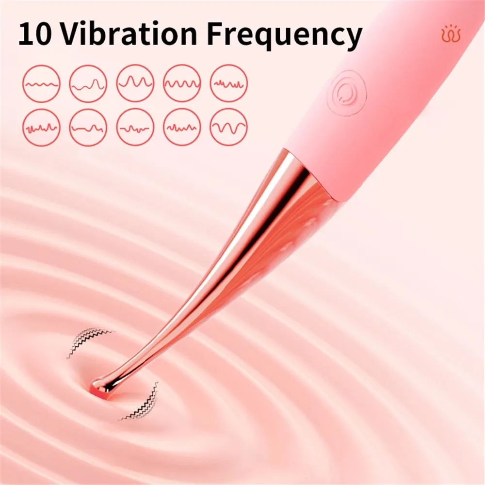 Vibrador poderoso de alta frequência para ponto g, estimulador de clitóris e mamilo, masturbador, massagem, brinquedos sexuais para mulheres e adultos