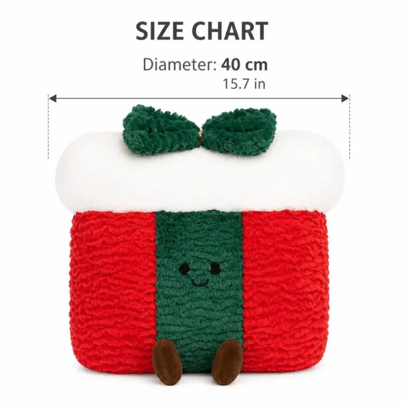 Cute Creative Shape Christmas Pillow Soft Stuffed Comfortable Gingerbread Man Cushion Seasonal Pattern Waist Cushion Home Decor