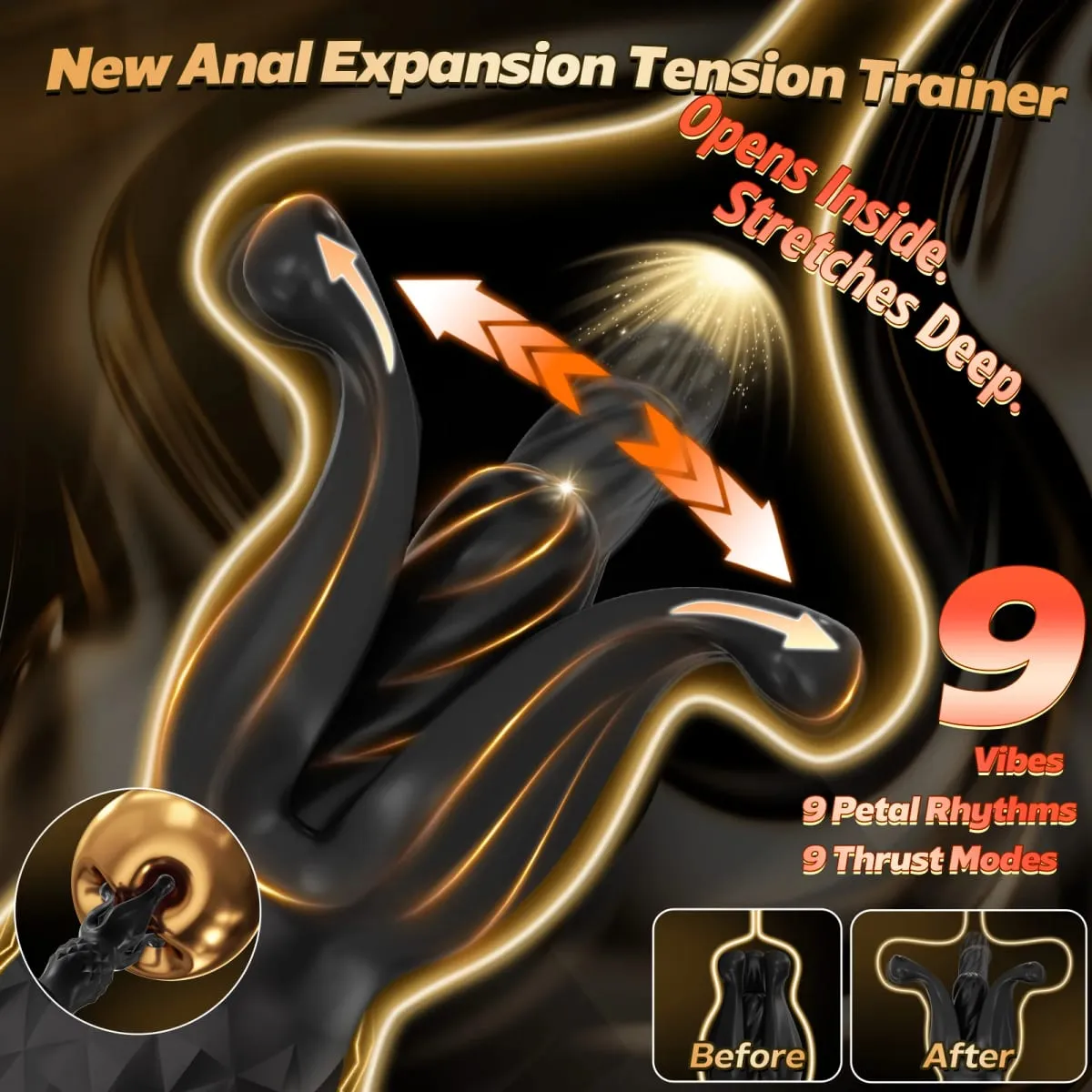 Masculino anal massageador de próstata vibrador controle remoto empurrando vibrador vibratório butt plug com anel peniano brinquedos sexuais para homens