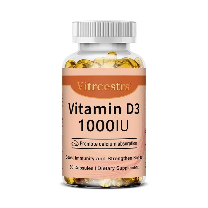 Vitamina D3 1000iu para suporte imunológico, função muscular saudável e saúde óssea - 120 cápsulas vegetais sem glúten sem OGM — image 7