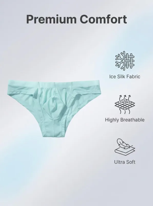 3PCS Men's briefs briefs Men's sensible pouch sports wicking sweat breathable mid-waist shorts